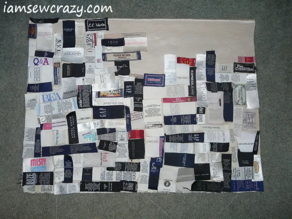 reusing clothing labels