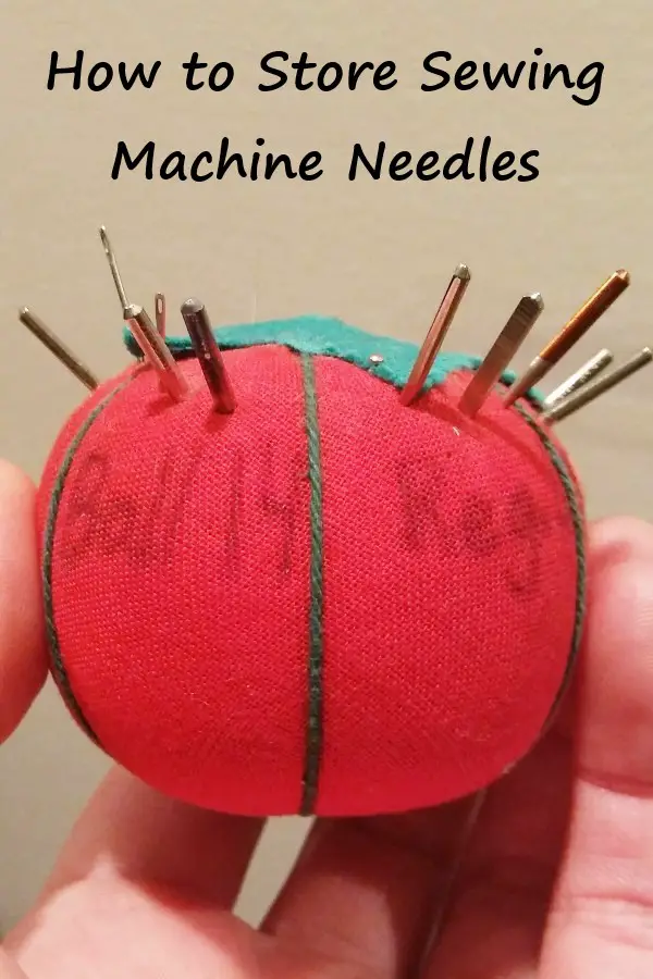 how to store sewing machine needles