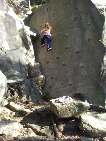 rock climbing