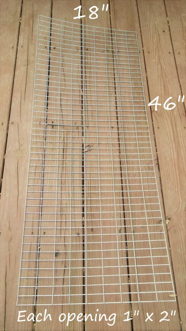 welded wire for DIY thread rack