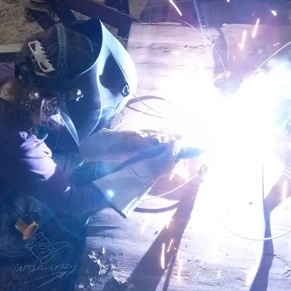 welding butterfly wings