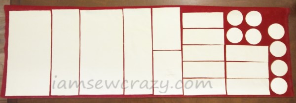 pattern layout for sewing a pillow