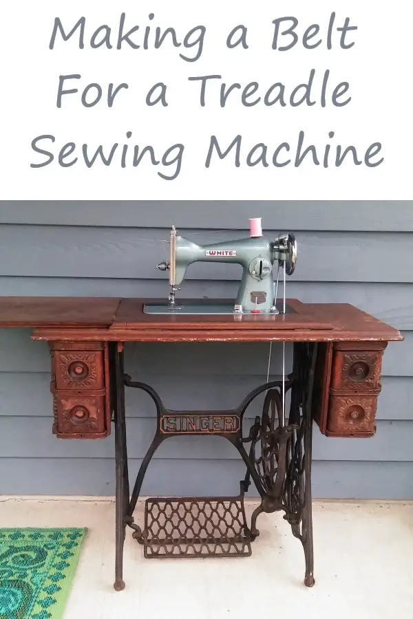 White Sewing Machine Belt