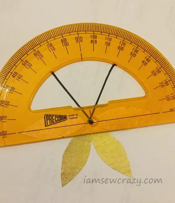 using a protractor in sewing