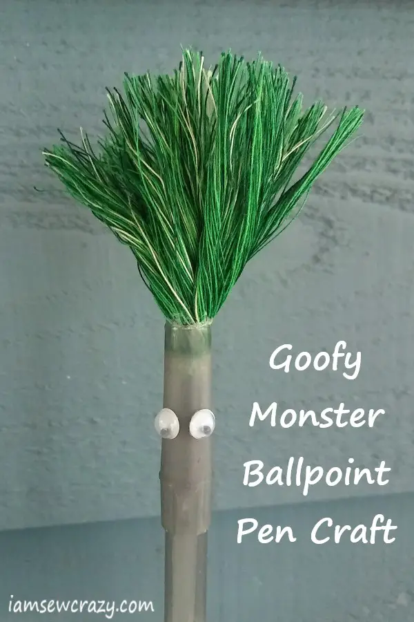 ballpoint pen topper kids craft