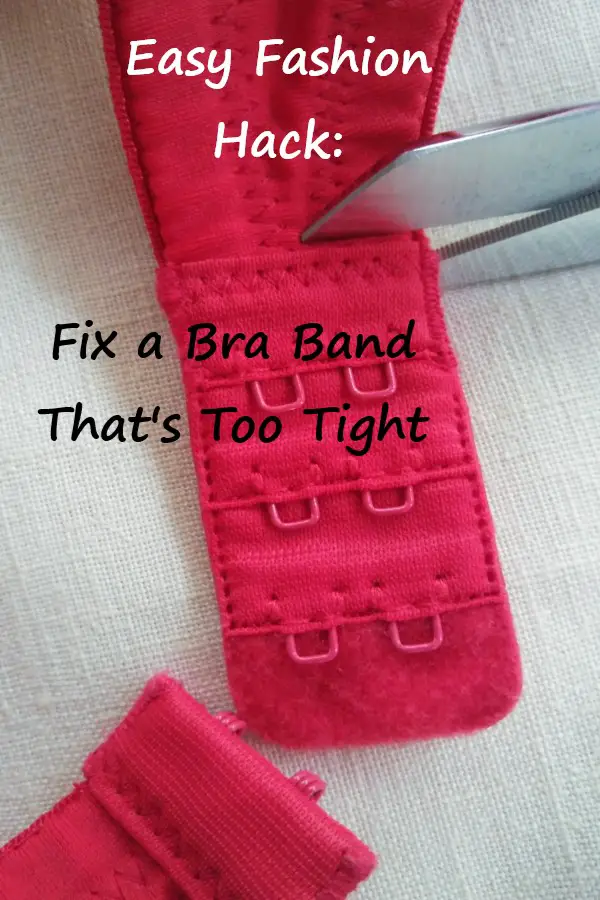 how to fix a bra band that's too tight