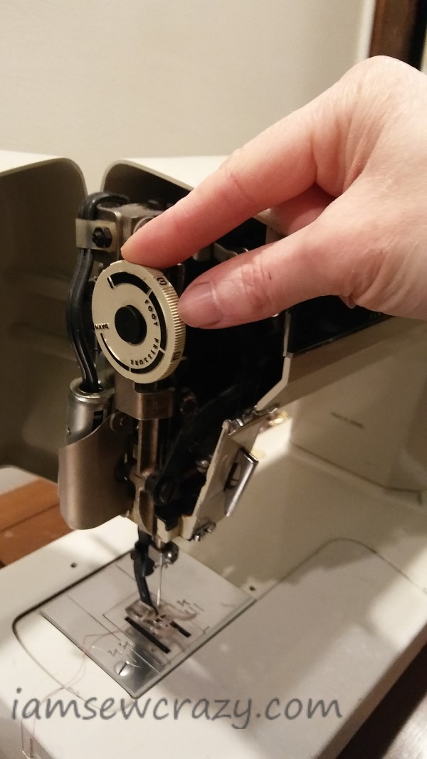 adjusting presser foot pressure on kenmore 1914 sewing machine