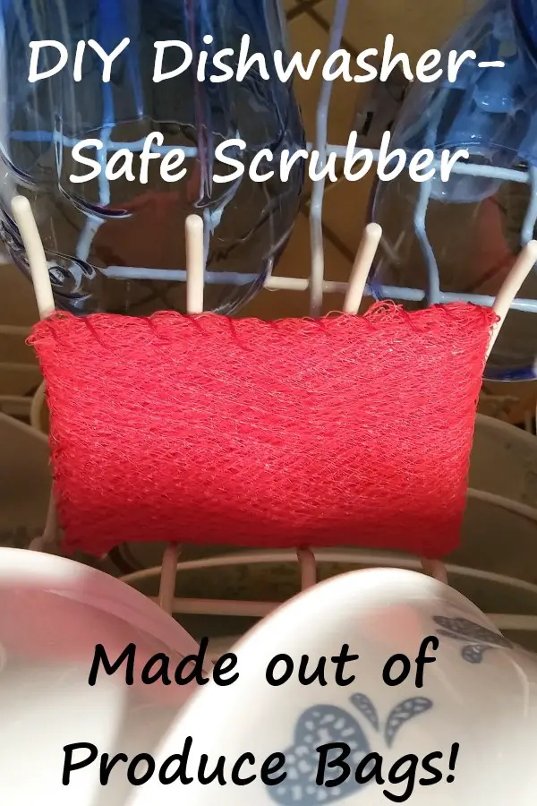 dishwasher-safe DIY scrubber