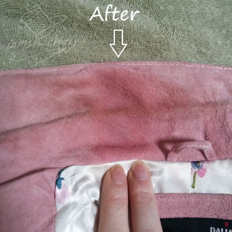 cleaning suede with vinegar