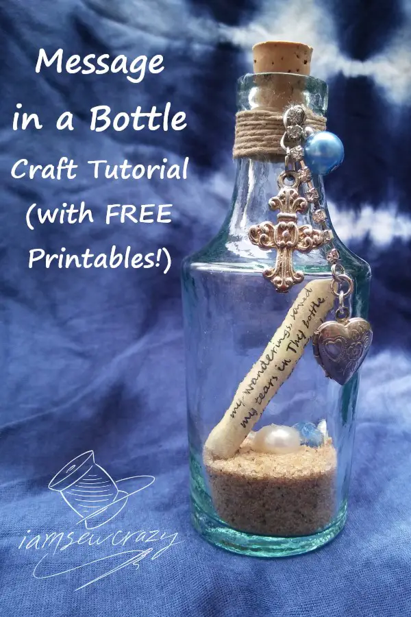 bible verse message in a bottle craft