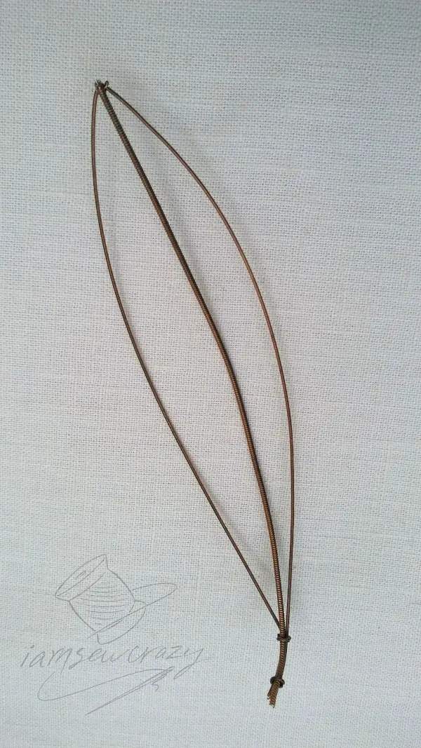 guitar string lily leaf