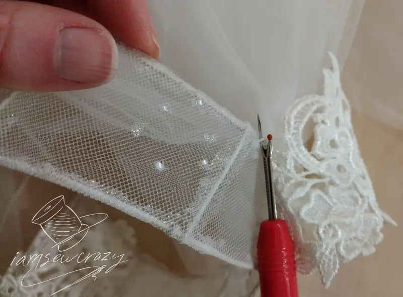 how to restyle a wedding veil
