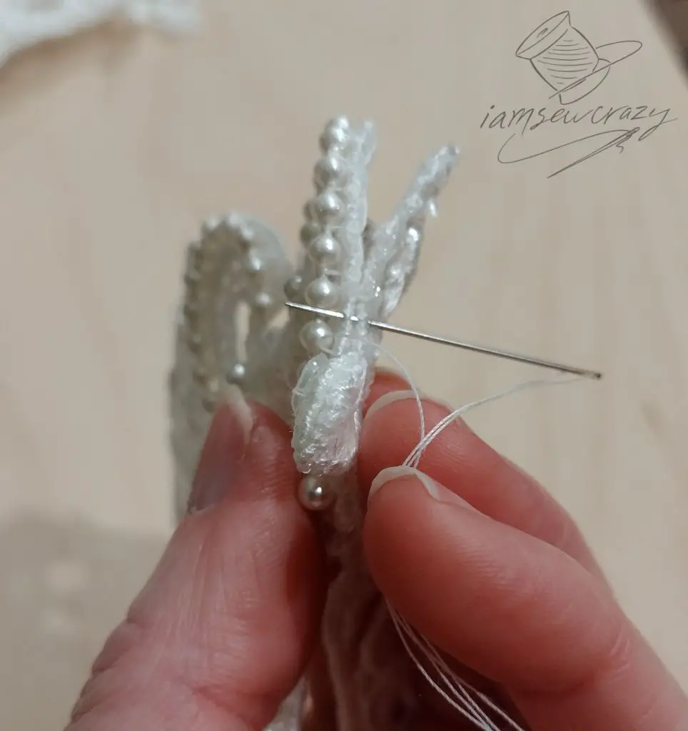 sewing a wedding fascinator
