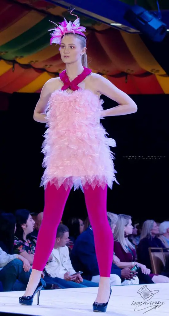 flamingo fashion design from flights of fancy collection