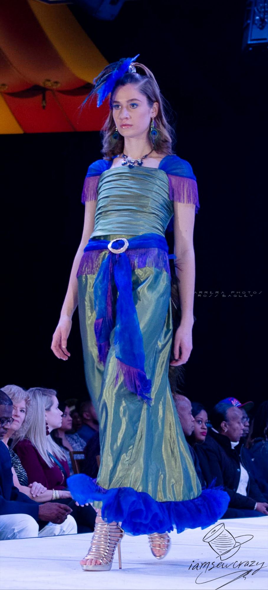 peacock dress