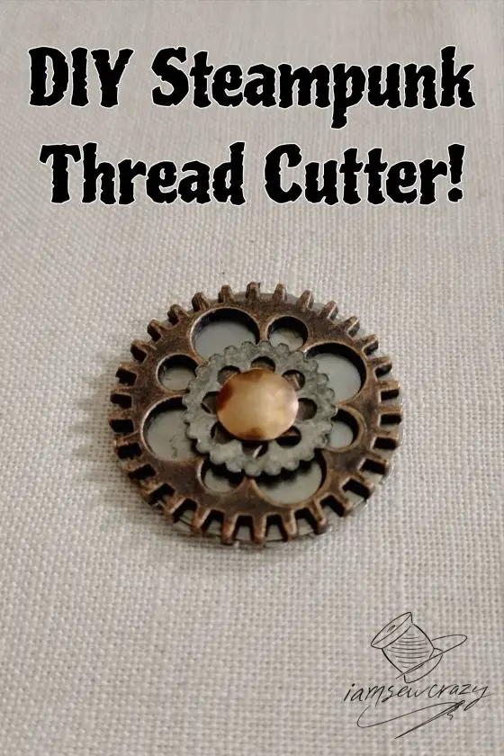 how to make a steampunk thread cutter for a sewing machine or as a pendant