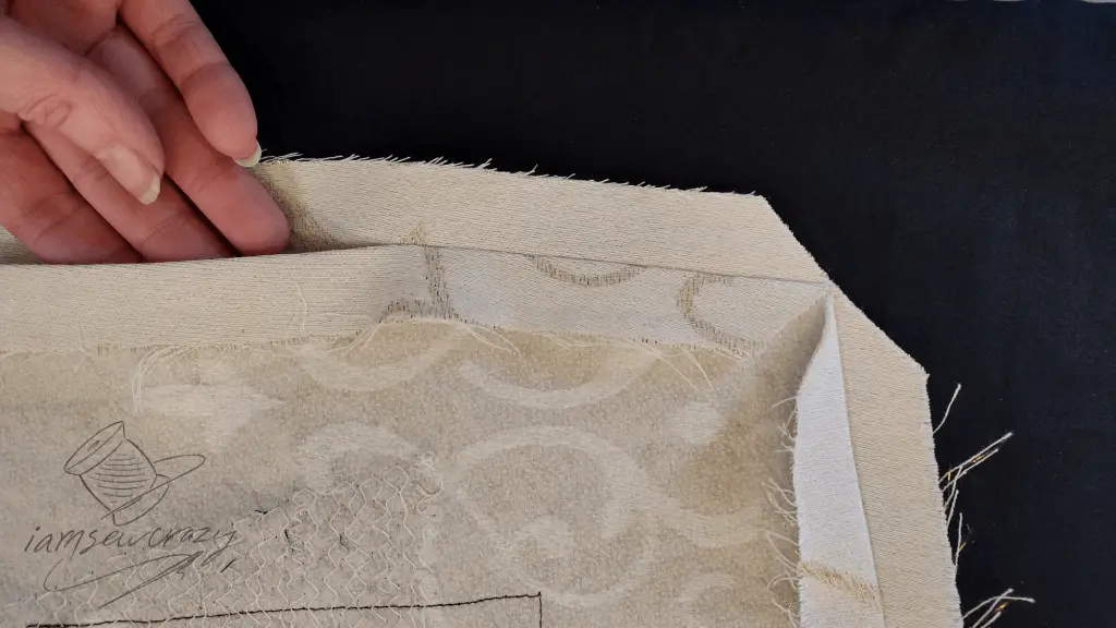 pressing pillow seam allowances open